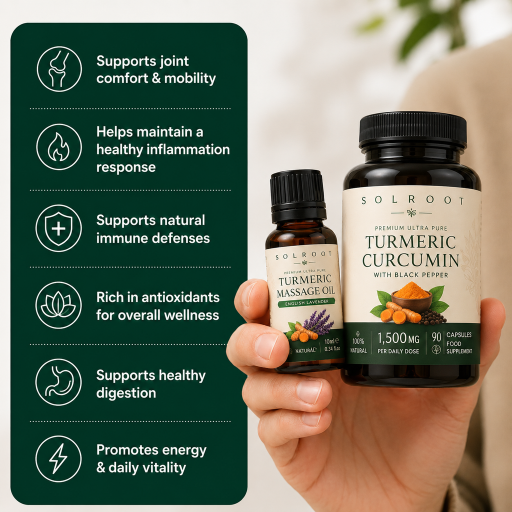 Turmeric Supplement + Turmeric Oil